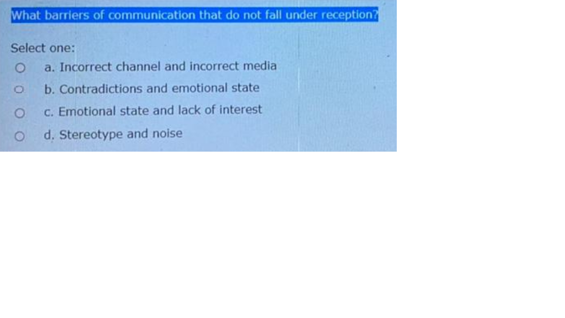 Choose the most suitable reported speech to