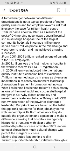 7:46 + Expert Q&A A + A forced merger between two