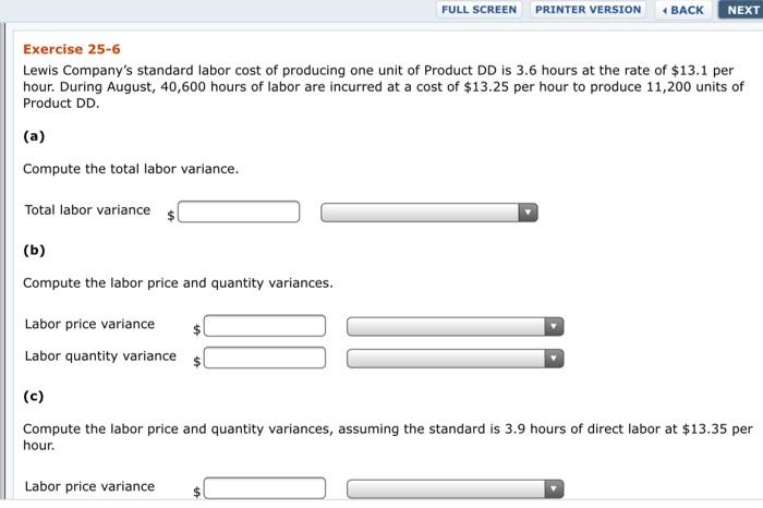 FULL SCREEN PRINTER VERSION BACK NEXT Exercise