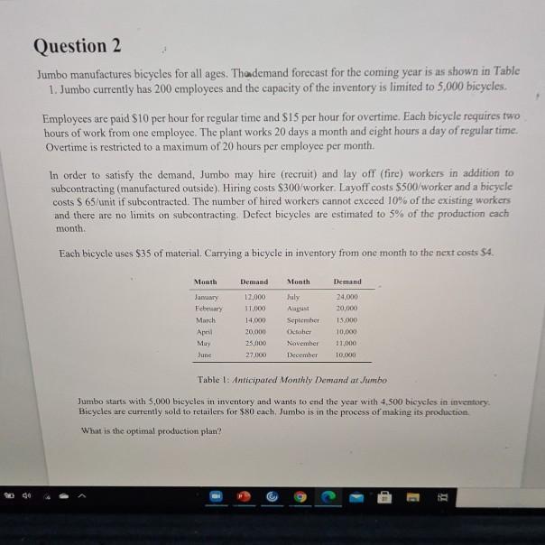 Operations research Answer required within 90