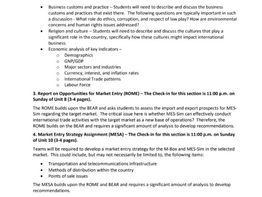 Part 2 - Business Environment Analysis Report