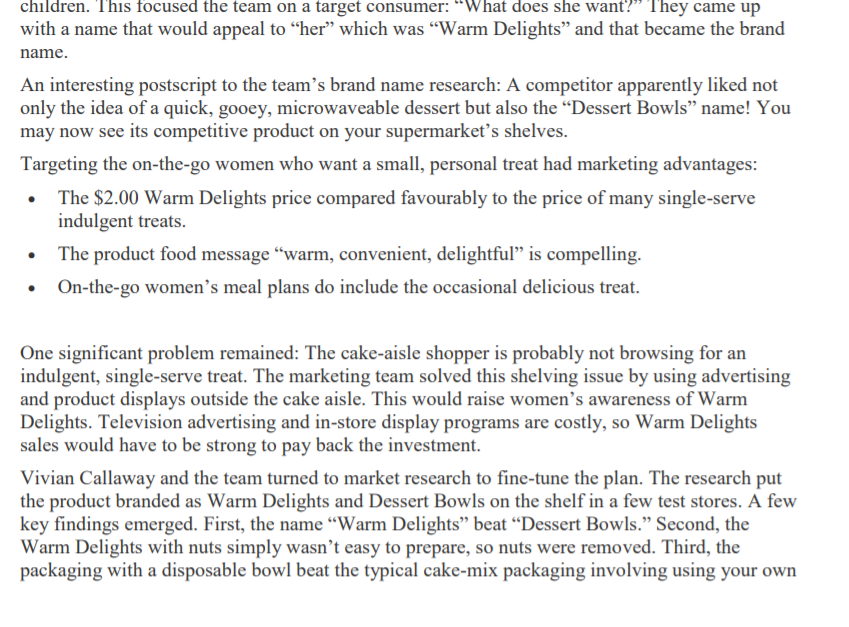 General Mills Warm Delights Vivian Milroy