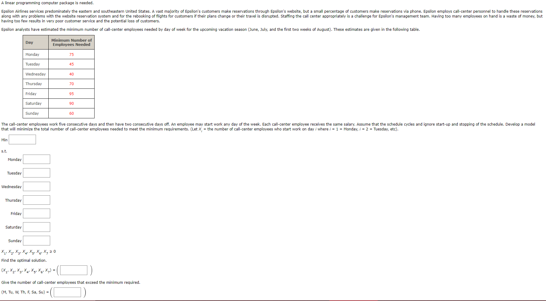 Please zoom in if image blurry. Text below. A linear programming computer