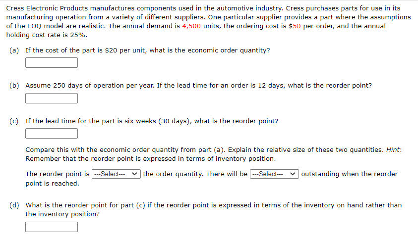 Module 6 q4 Please put answers in BOLD. Will