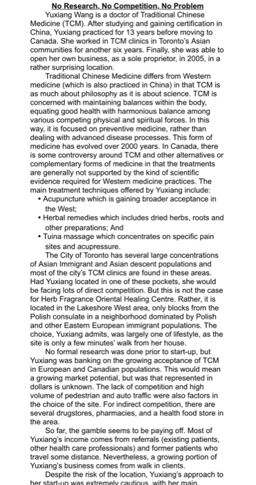 Market Feasibility - Instructions This assignment