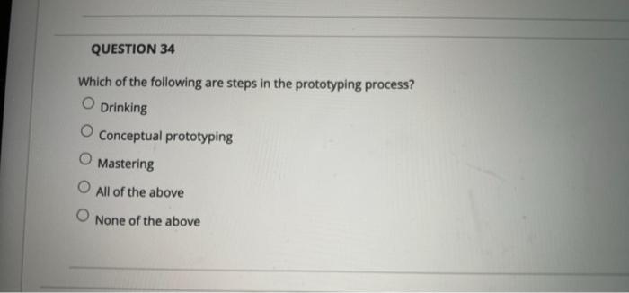 please answer all QUESTION 32 Which of the