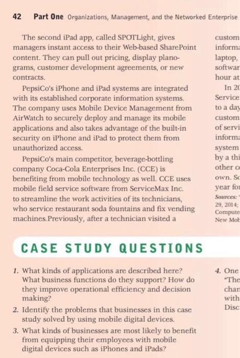 42 Part One Organizations, Management, and the