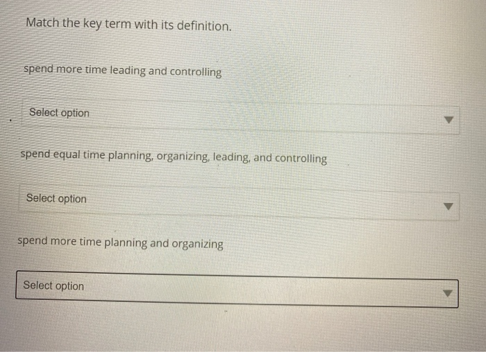 Management functions are typically completed in