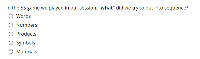 In the 55 game we played in our session, "what"