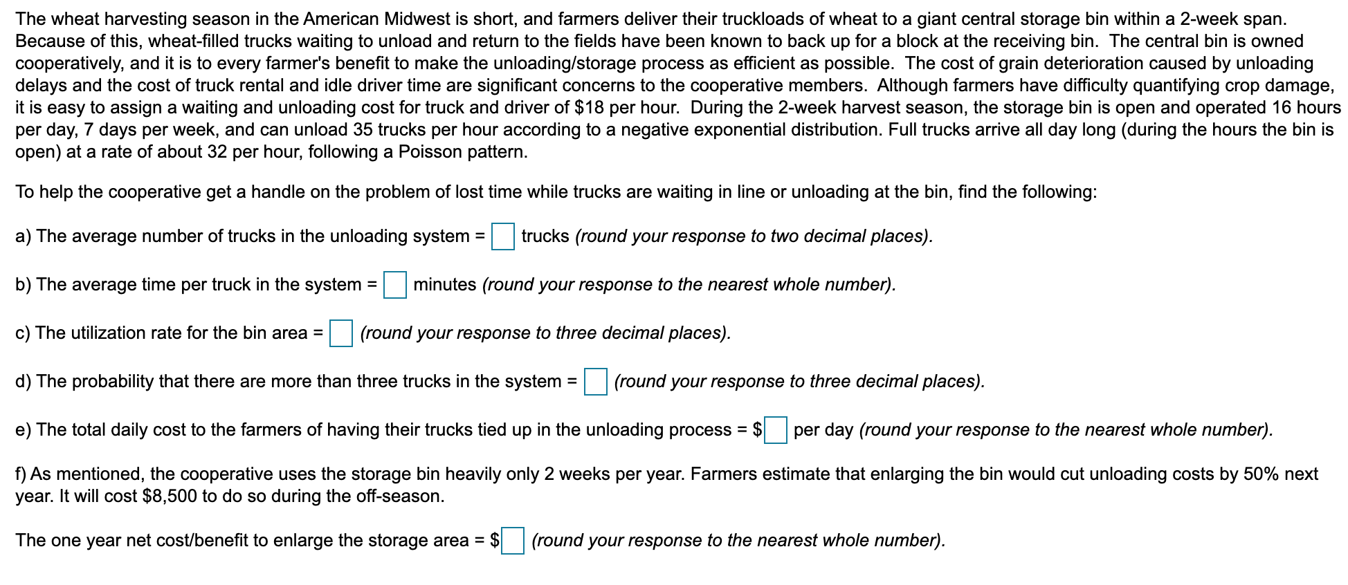 The wheat harvesting season in the American