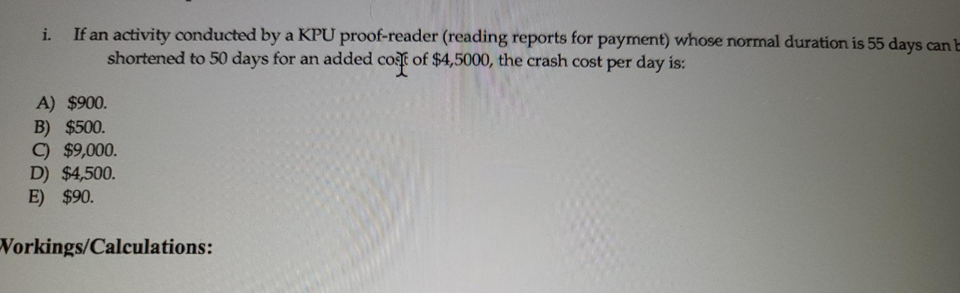 i. If an activity conducted by a KPU proof-reader