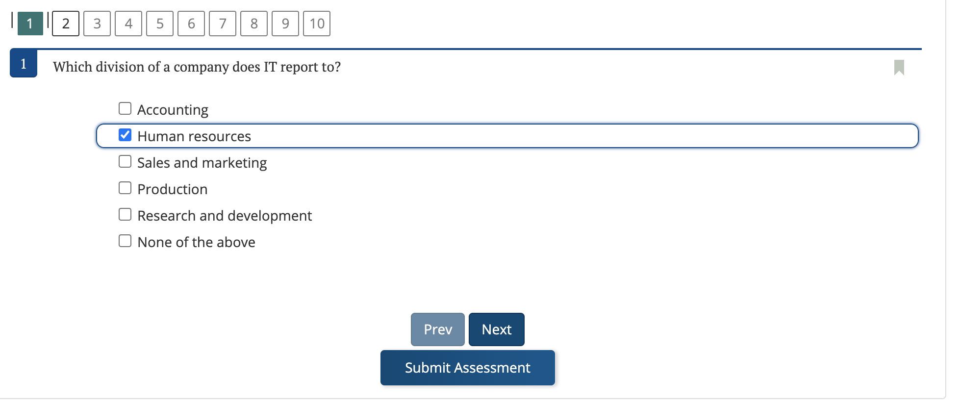 1 2 3 5 6 7 8 9 10 1 Which division of a company