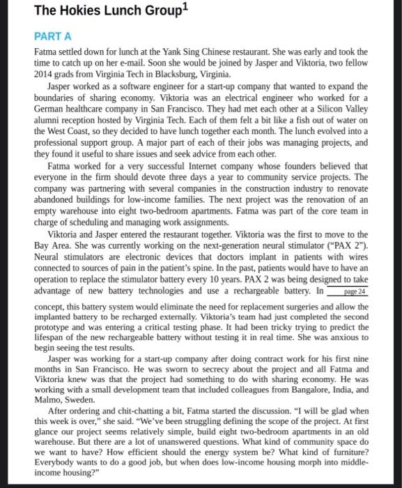 please answer as soon as PART A Fatma settled