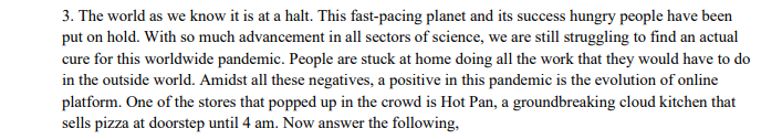 3. The world as we know it is at a halt. This