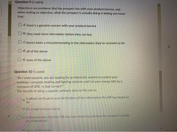 Question 1 options: a) answer with a persuasive
