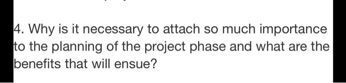 4. Why is it necessary to attach so much