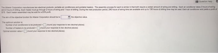 Question Help 3 hours of The Awan Corporation and