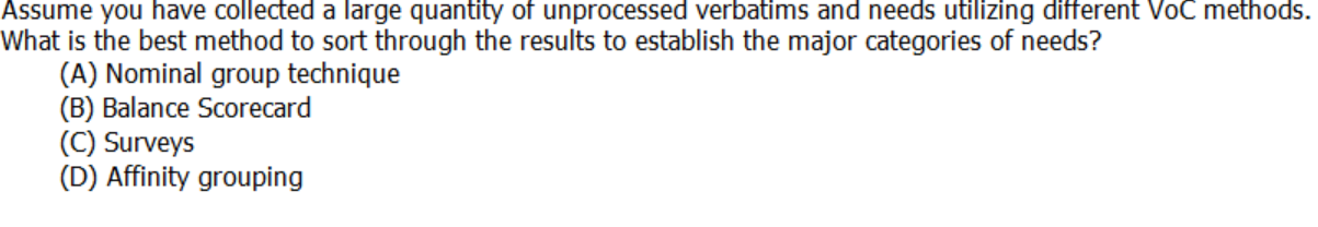 Assume you have collected a large quantity of