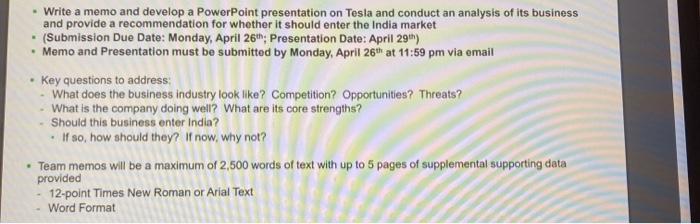 I mainly need help on the last bullet point....