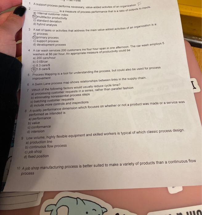 erase 1 A support process performs necessary,