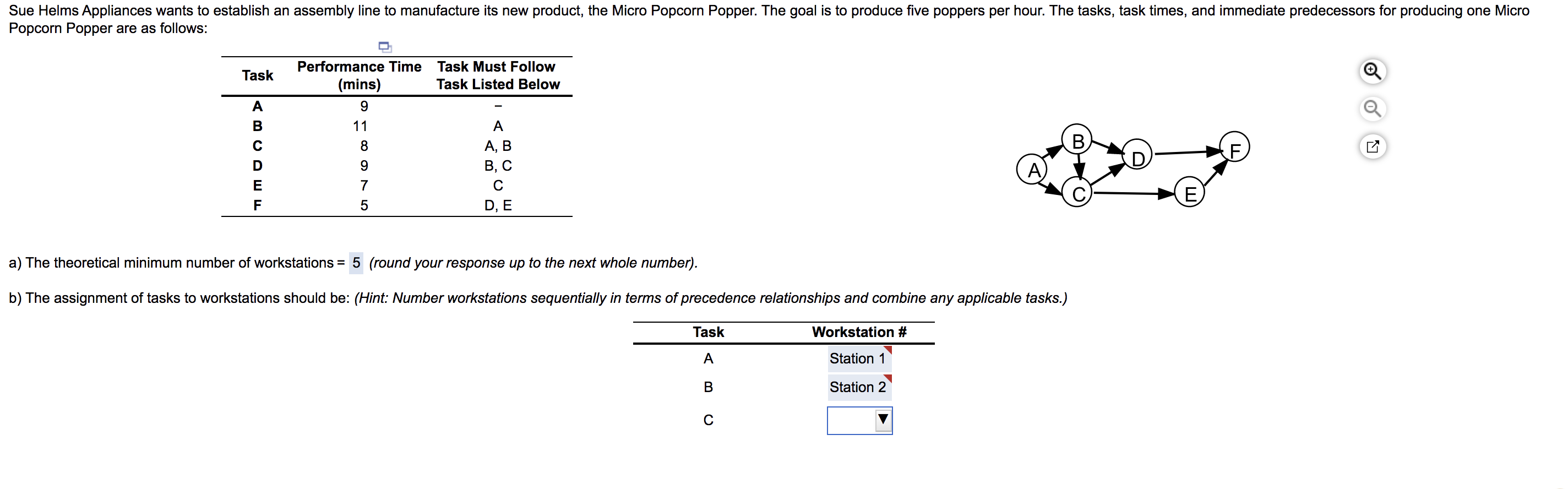 Can you please answer which one for the rest of