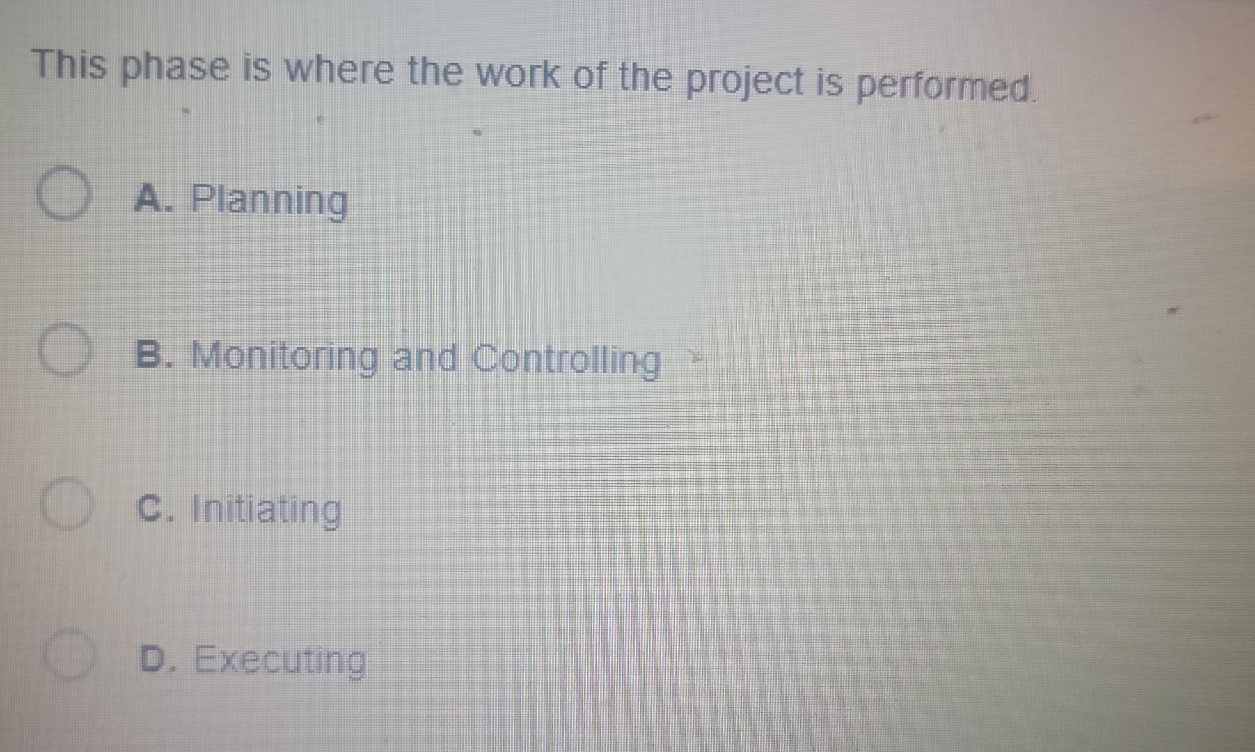 help 11 This phase is where the work of the
