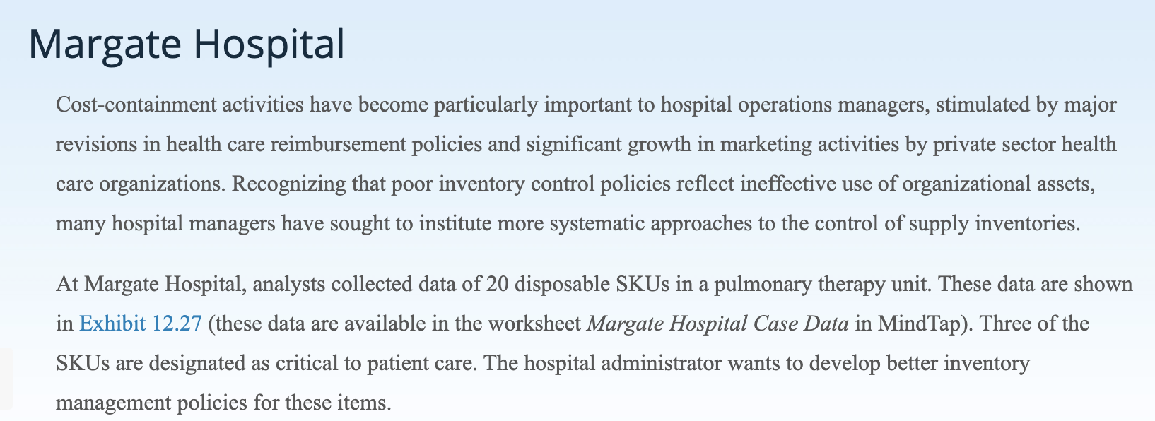 How do you recommend managing these ABC and