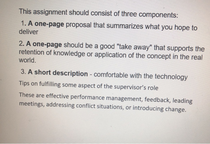 Tips on fulfilling some aspect of the