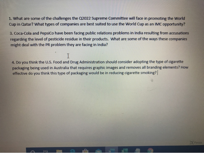 1. What are some of the challenges the Q2022