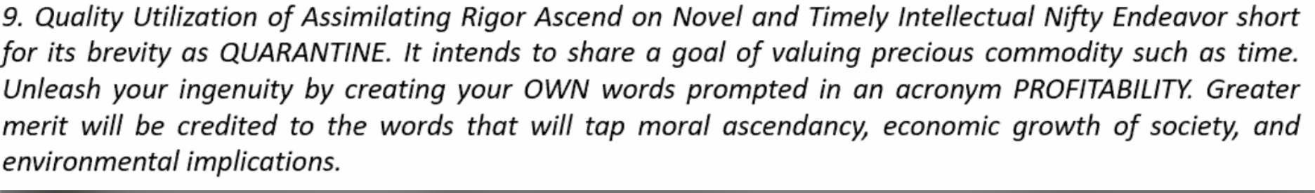 Write a short explanation to answer these