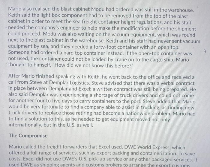 please answer according to points every question