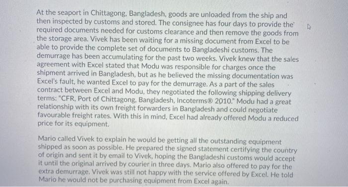 please answer according to points every question