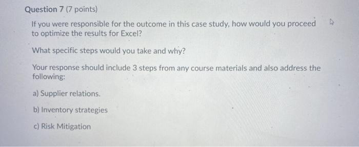 please answer according to points every question