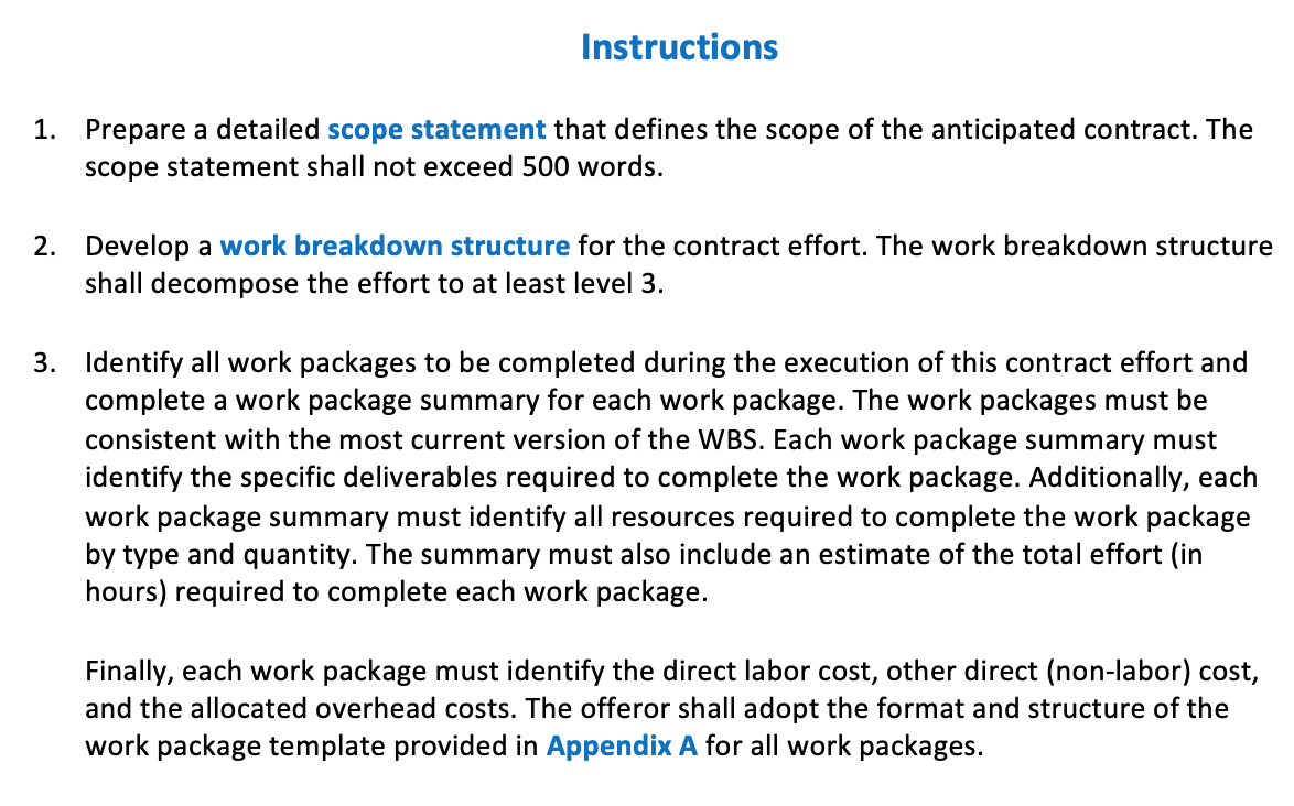 Please complete the instructions directly and