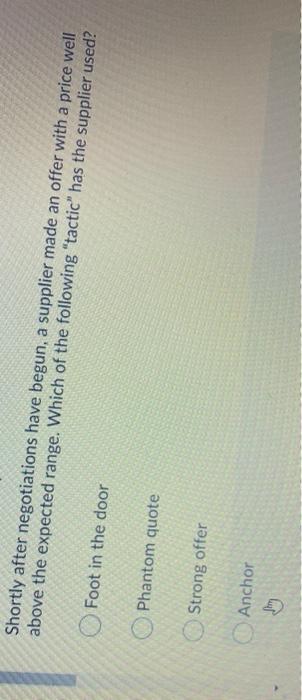 When senior management has decided that a task or