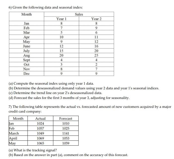 Assignment 1: Forecasting 20 1) For the data