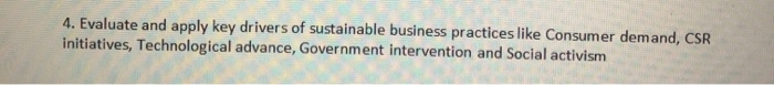 ineed 300 words 4. Evaluate and apply key drivers