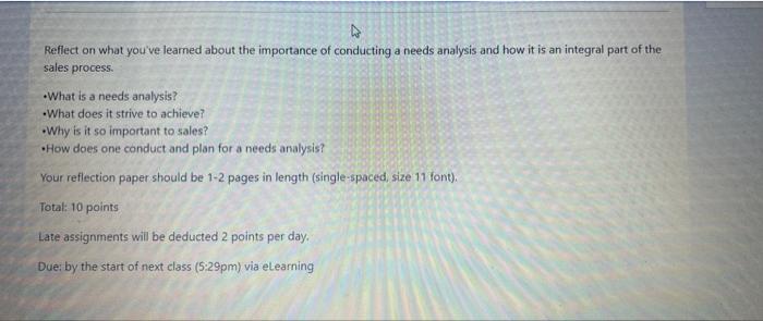 A Reflect on what you've learned about the