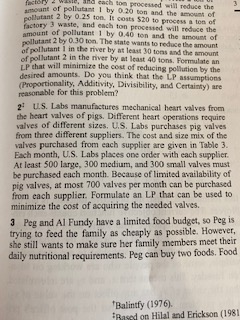 problem #2 each ton proces will reduce the amount