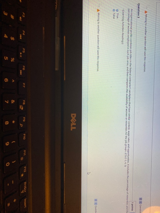 Moving to another question will save this