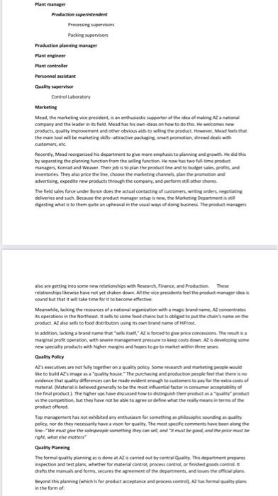 After reading the case study in the Module 1