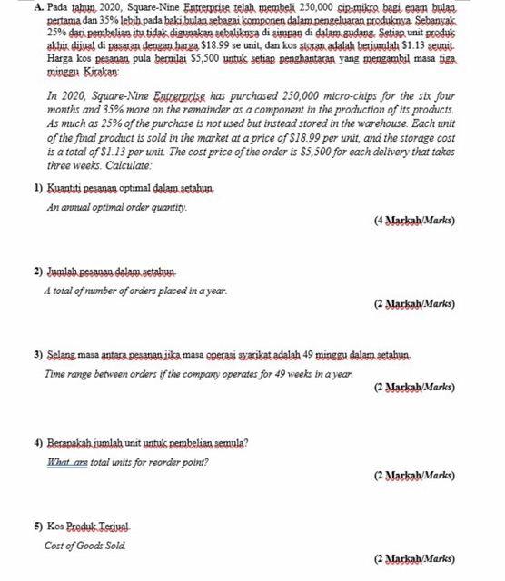 I need the answer as soon as possible A. Pada