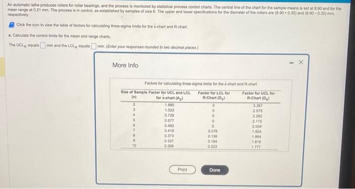 An aulomatic lathe produces rollers for roller