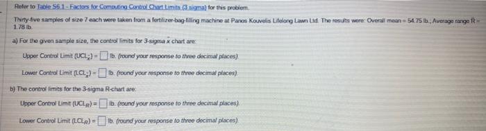 1. 7d ib. a) For tha given sample size, the