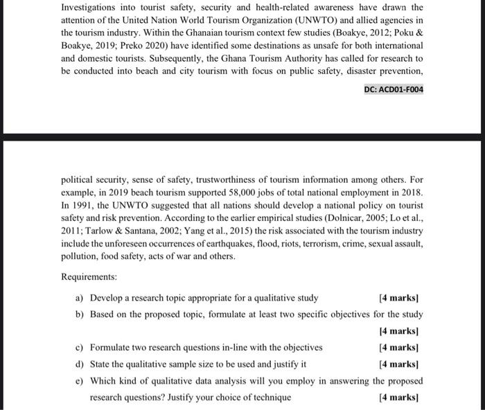 This is question is under RESEARCH METHODS in