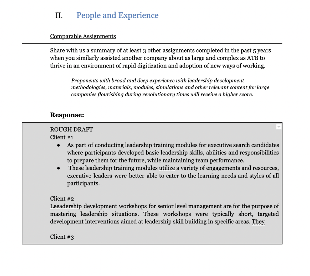 client 1 Leadership training modules for