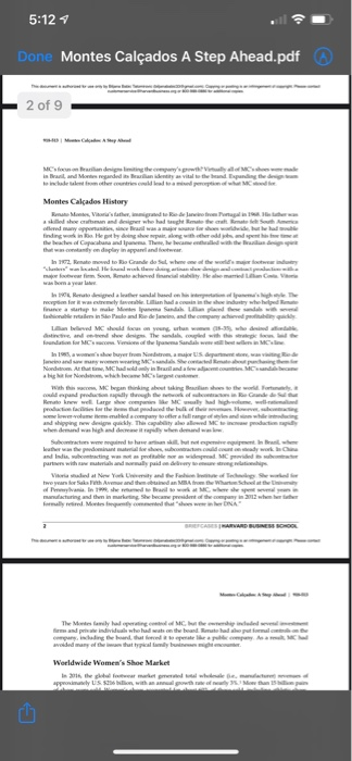 what is the equity and promise of Monte Calcados