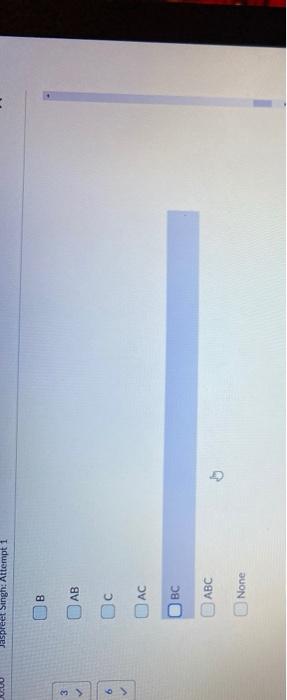 < Jaspreet Singh: Attempt 1 Question 8 (5 points)