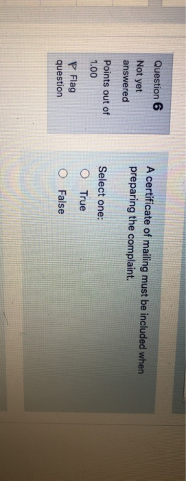 Question 4 Not yet answered Directions: Correct