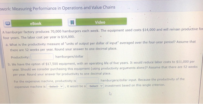 what are the answers to A and B please ework: